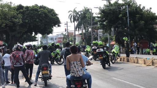 Protestas de mototaxistas en Cartagena: reporte de desmanes