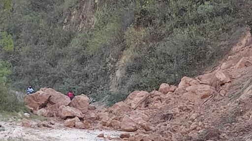 Hacen llamado urgente al UNGRD para atender derrumbe en la vía al mar