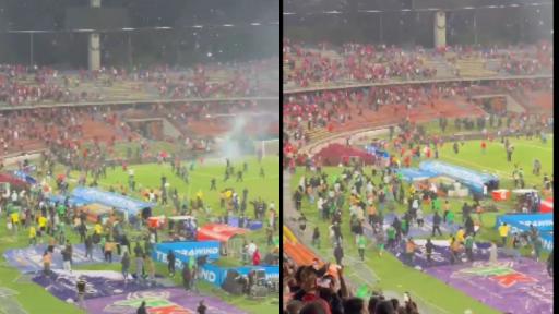 Disturbios en la final de la Copa BetPlay entre barras de Nacional y Medellín