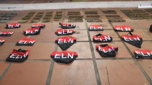 Incautaciones al Eln, durante operación 