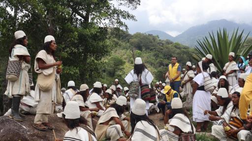 Entregan ayuda humanitaria a indígenas Arhuacos en Magdalena