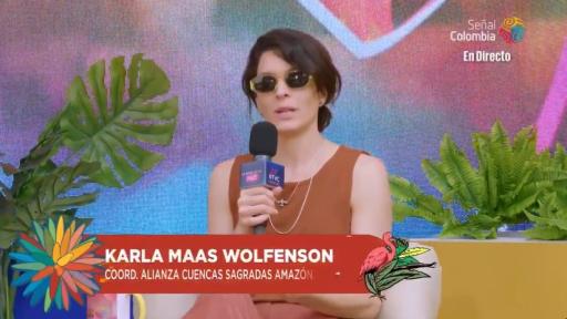 Karla Maas Wolfenson, coordinadora de la Alianza Cuencas Sagradas Amazónicas.