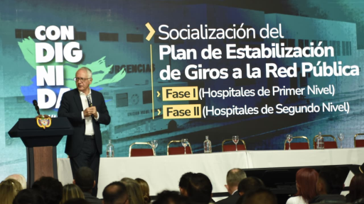 Gobierno nacional anuncia plan de giros a hospitales públicos 