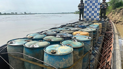 Récord de incautaciones de cocaína por la Armada Nacional en 2025