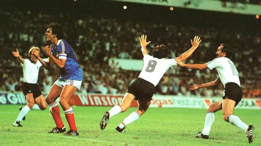 Alemania remonta a Francia en 1982 en partido histórico