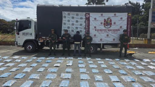 Ejército incauta más de 1 tonelada de marihuana en Cauca