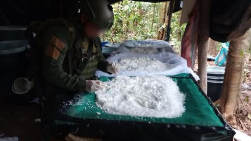 Laboratorio desmantelado en Nariño 