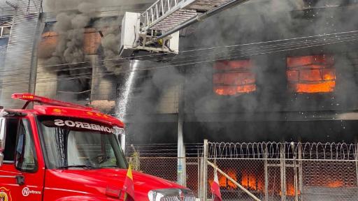 Incendio en Bogotá
