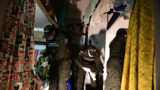 intervención policial a cárceles del país en contra de la extorsión 