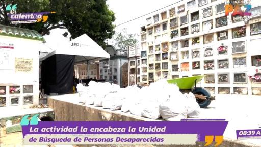 Intervención forense se realizó en el Cementerio Central de Cúcuta 
