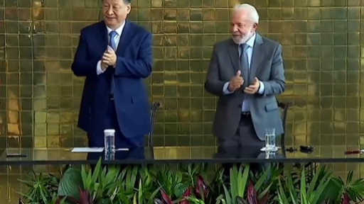 Presidente chino Xi Jinping y presidente brasileño Lula Da Silva