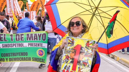 Marchas del día del trabajo. / Foto: Presidencia.