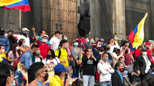 CIDH pide frenar violencia contra manifestantes colombianos