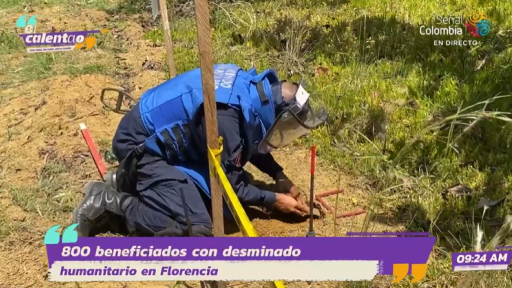 Desminado humanitario en el Caquetá 