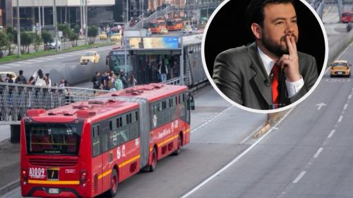 Inseguridad en Bogotá. / Fotos: Transmilenio y AFP.