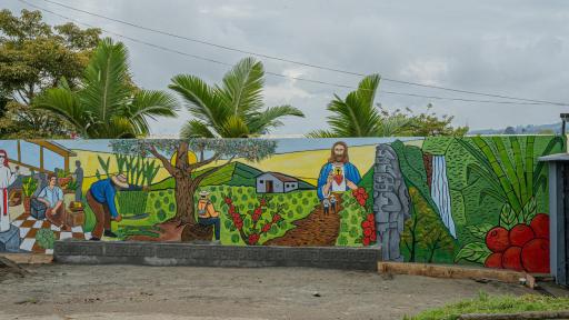 Murales memoria víctimas Colombia