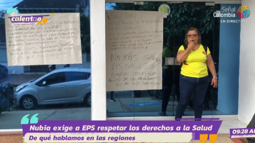  Nubia Alonso, mujer que ayuda a las familias con trámites ante EPS