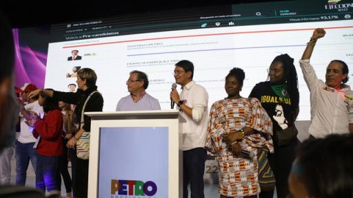 Integrantes del Pacto Histórico