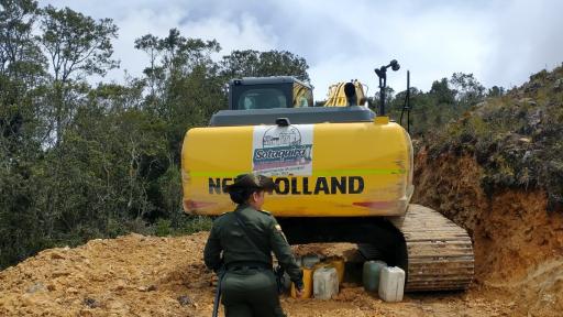 Destrucción de zona de páramo en Boyacá