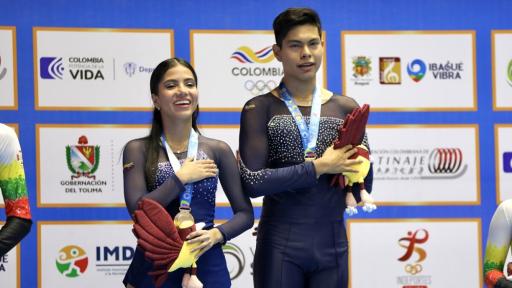 Jeshua Folleco y María Paula Muñoz obtienen medalla de oro para Colombia en el Mundial de Patinaje Artístico