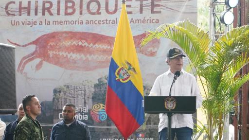 Presidente habla respeto naturaleza en estreno Chiribiquete