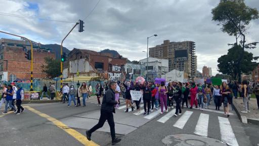 Marchas en Bogotá por abuso de una menor en Transmilenio