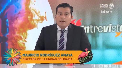 Mauricio Rodríguez, director de la Unidad Solidaria.