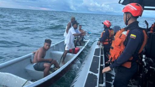 La Armada Nacional rescató secuestrados en el Golfo de Urabá