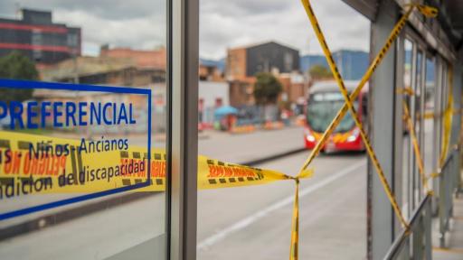 Por manifestaciones, el Portal de las Américas no está funcionando