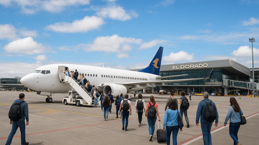 Turismo Colombia crece más 37 millones pasajeros movilizados 2025