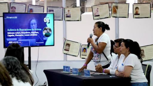 Audiencia de observaciones JEP Caso 08 Villavicencio 