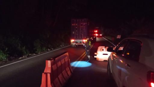 Cierre total en la vía Cajamarca - Ibagué