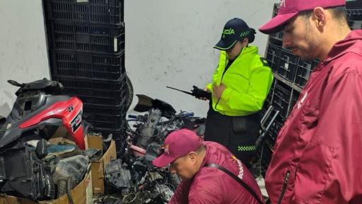 Vehículos robados en Bogotá fueron recuperados gracias a operación San Antonio