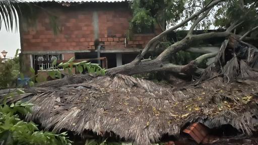 Vendaval deja más de 100 casas afectadas en Barrancabermeja, Santander