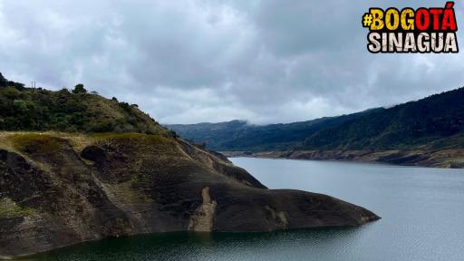 Bajo nivel embalse Chingaza 
