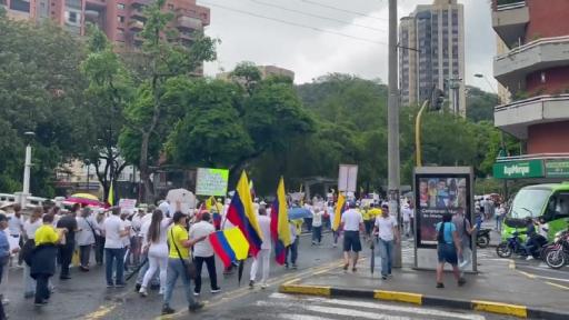 Manifestaciones hoy en Colombia: protestas contra reformas de Petro