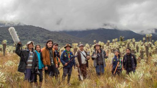 Equipo de producción del Documental indígena