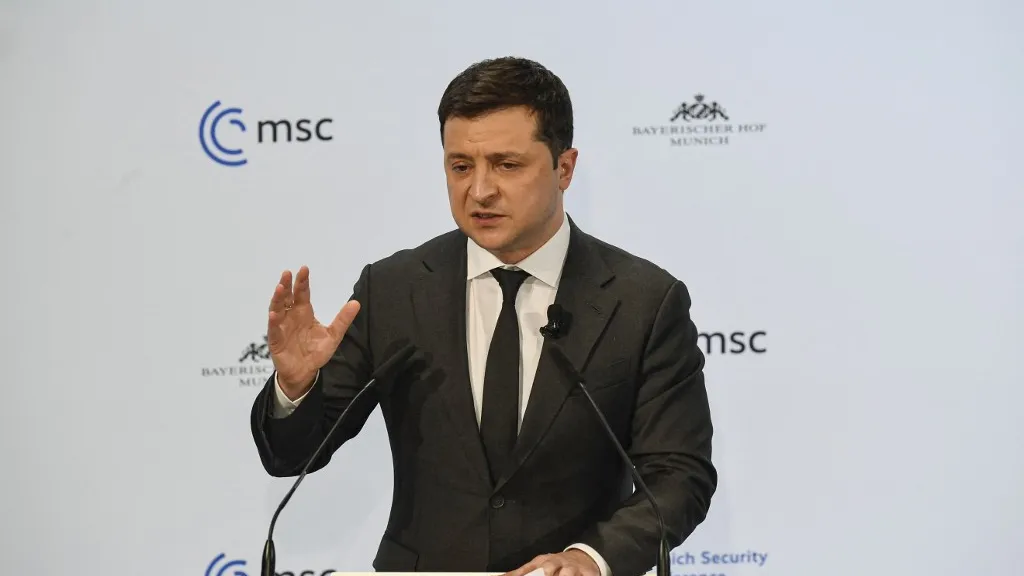 El presidente ucraniano, Volodomir Zelenski