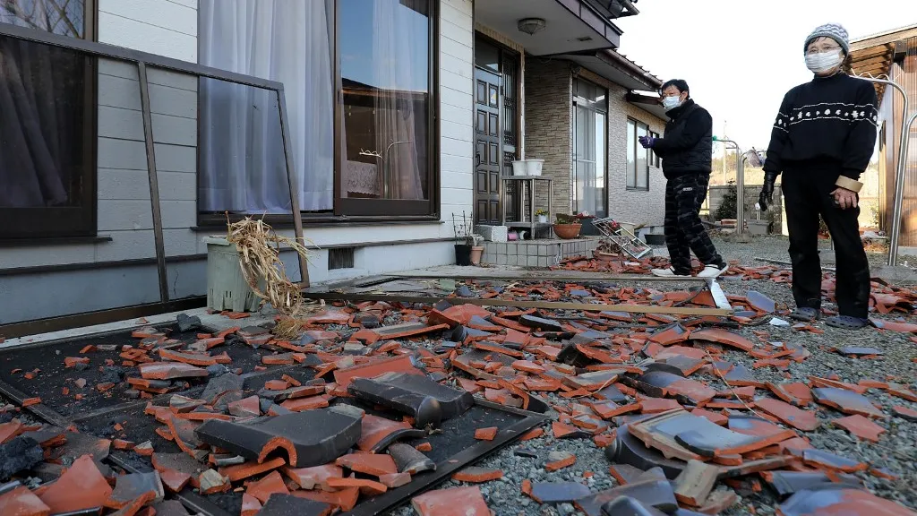 Balance del sismo en Japón: un muerto y 160 heridos