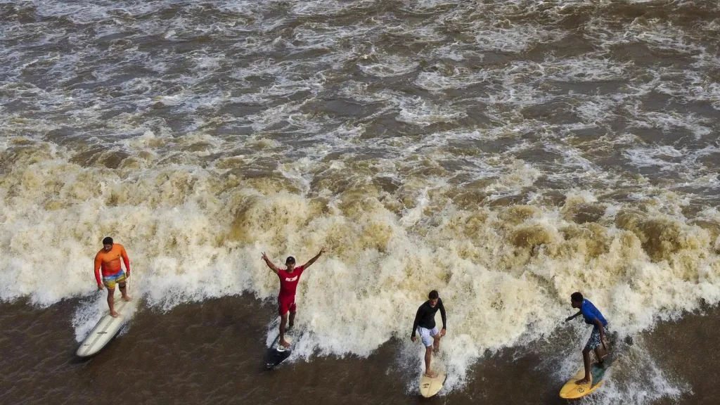 Surf en la Amazonía brasileña: lugar y época del año 