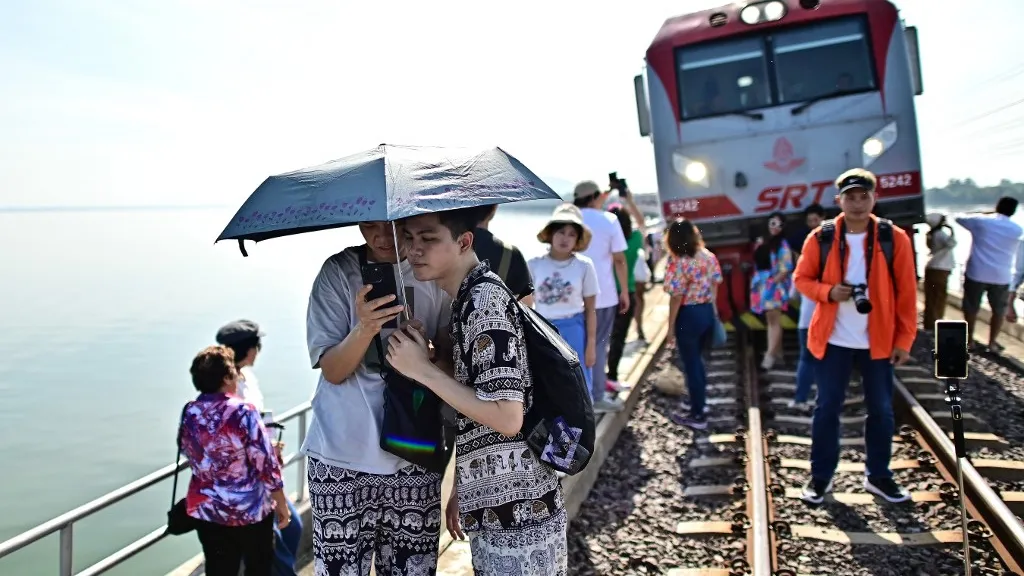 Tren flotante de Tailandia: fotos y lugar 
