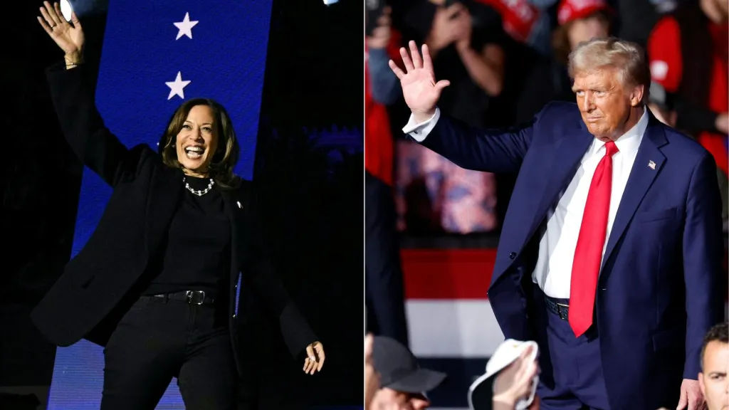 Donald Trump y Kamala Harris, candidatos a las elecciones de Estados Unidos