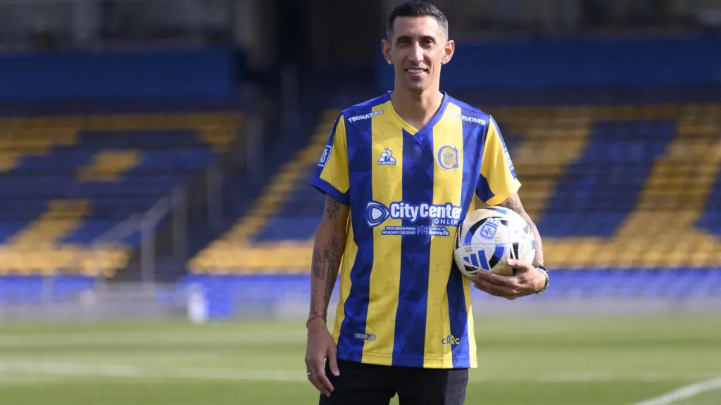 Ángel Di María regresó a Rosario Central, equipo de sus amores