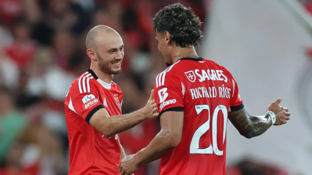 Richard Ríos jugará con Benfica la Uefa Champions League