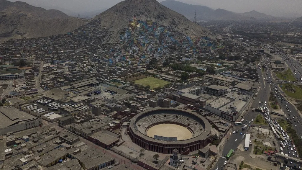Cerro San Cristóbal en Lima, Perú 