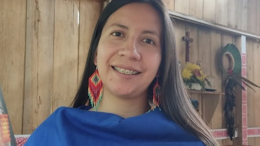 Camila Jamioy, artesana indígena kamentsá 