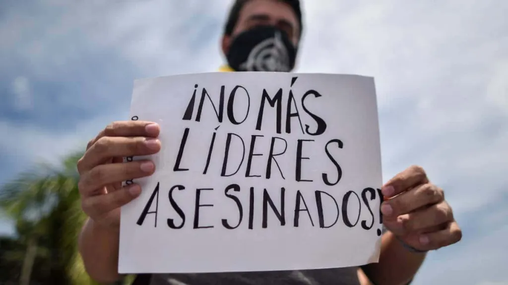 Líderes sociales asesinados en 2024