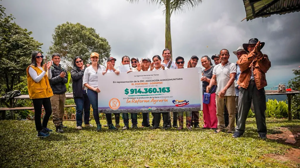 ANT invierte $914 millones para fortalecer la soberanía alimentaria en Pradera, Valle del Cauca