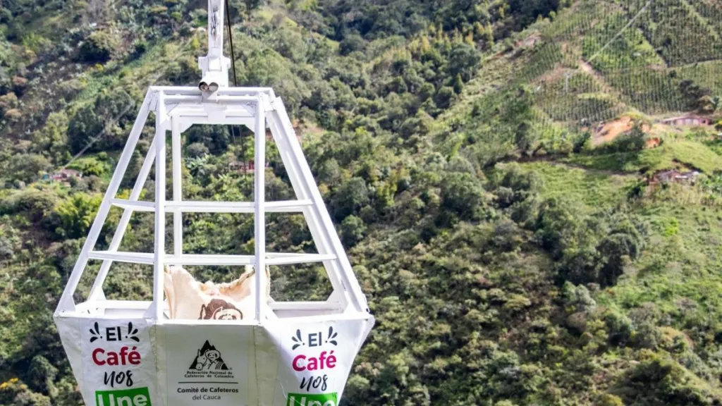 Cauca: cable Aéreo impulsa transporte y competitividad del café