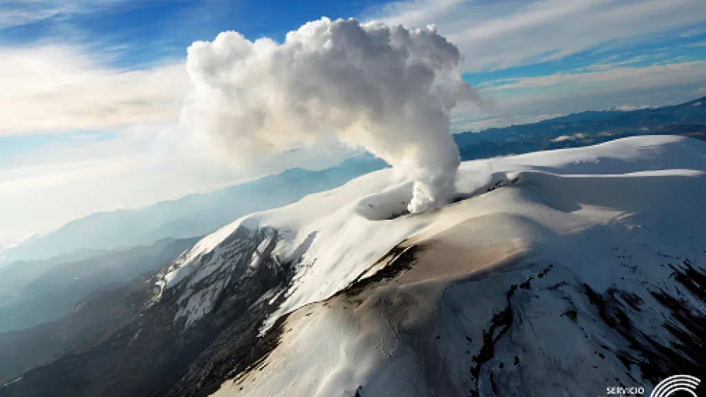 Nevado del Ruiz: aumento de sismicidad y ceniza